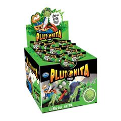 CHICLETE PLUTONITA LINGUA ACIDA 180G 40X1