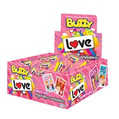 CHICLETE BUZZY TATOO TRIBAL TUTTI-FRUTTI 90X1