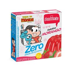 GELATINA PREDILECTA ZERO 12G MORANGO