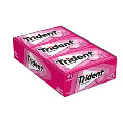 CHICLETE TRIDENT TUTTI-FRUTTI 21X1