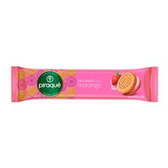 BISCOITO RECHEADO PIRAQUE MORANGO 76G