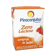 CREME LEITE PIRACANJUBA ZERO LAC 200G TP