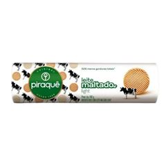 BISCOITO LEITE MALTADO LIGHT PIRAQUE 132G