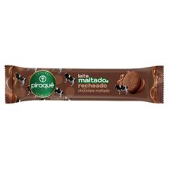 BISCOITO RECHEADO MALTADO CHOCOLATE 85G PIRAQUE