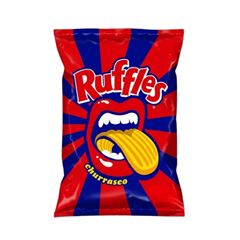 ELMA CHIPS BAT RUFFLES 115G CHURRASCO