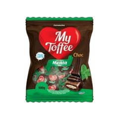BALA MY TOFFEE 500G  CHOC RECH MENTA