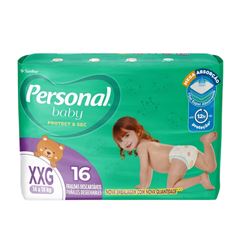 FRALDA PERSONAL JUMBO XXG 16UN