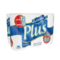 PAPEL HIG CARINHO PLUS 12X60M