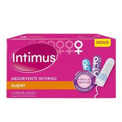 ABSORVENTE INTIMUS INTERNO SUPER 8X1