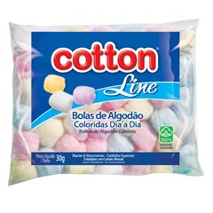ALGODAO BOLAS COLORIDAS COTTON LINE 30G