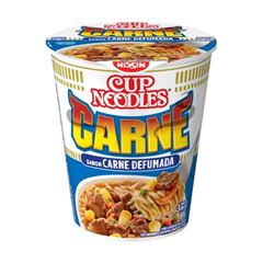 MACARRAO CUP NOODLES NISSIN 69G CARNE DEFUMADA