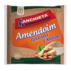 AMENDOIM ANCHIETA 500G TORRADO E MOIDO
