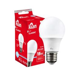 LAMP KIAN LED BULBO 15W 6,5K BIV E27
