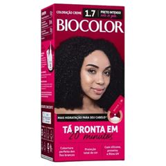 TINTURA CREME BIOCOLOR 1.7 PRETO INTENSO MINI  KIT