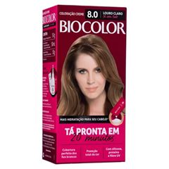 TINTURA CREME BIOCOLOR 8.0 LOURO CLARO MINI KIT