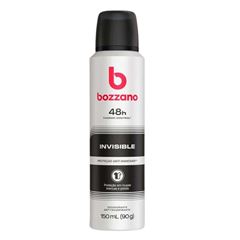 DESODORANTE BOZZANO AEROSOL 150ML INVISIBLE