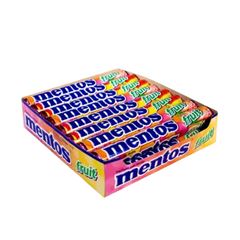 DROPS MENTOS FRUIT 16X1