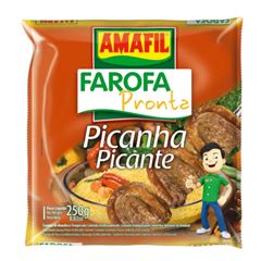 FAROFA AMAFIL 250G PICANHA