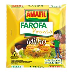 FAROFA MILHO AMAFIL 250G TRAD