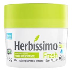 DESODORANTE HERBISSIMO CREME 55G FRESH