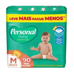 FRALDA PERSONAL GIGA M 90UN LV+PG-