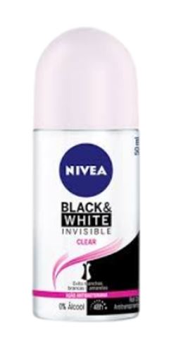 DES NIVEA ROL 50ML FEM BLACK W INV CLEAR
