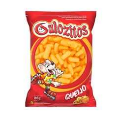 SALGADINHO GULOZITOS 10X80G QUEIJO
