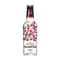 GIN TONICA NINNOFF CRANBERR 275ML VD 6,5%