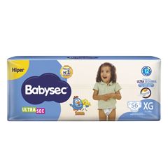FRALDA BABYSEC ULTRA HIPER XG 56UN