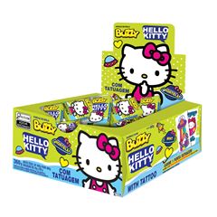 CHICLETE BUZZY HELLO KITTY TATOO HORTELA 90X1