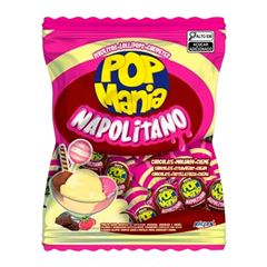 PIRULITO POP MANIA NAPOLITANO 500G 55X1