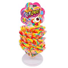 DIPLOKO LOLLIPOP ARCO IRIS CORACAO 60X15G