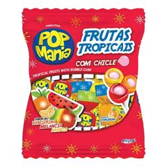 PIRULITO POP MANIA FRUTAS TROPICAIS 500G