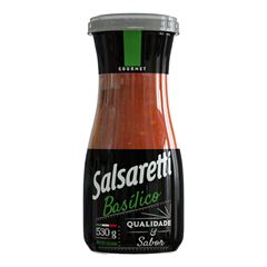MOLHO SALSARETTI 530G GOURMET BASILICO
