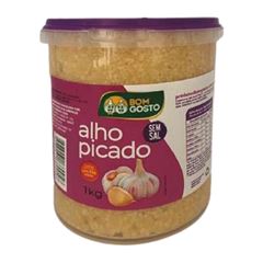 ALHO PICADO BOM GOSTO 1KG SEM SAL