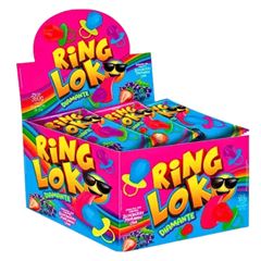 PIRULITO RING LOKO DIAMANTE SORTIDOS 30X12G