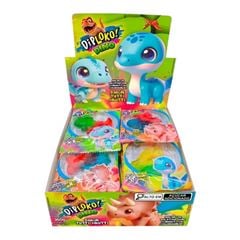BALA DIPLOKO GELATINA DINO 24X15G TUTTI-FRUTTI