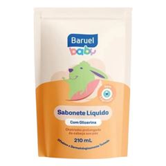 SABONETE LIQUIDO BARUEL BABY 210ML GLICERINA REFIL