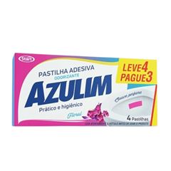 PASTILHA ADESIVA AZULIM L4P3 FLORAL