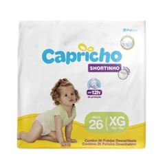 FRALDA CAPRICHO SHORTINHO XG 26UN