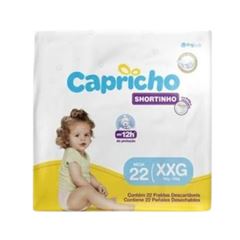 FRALDA CAPRICHO SHORTINHO XXG 22UN