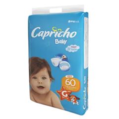 FRALDA CAPRICHO SUP T-BAG G 60UN