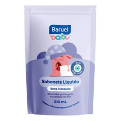 SABONETE LIQUIDO BARUEL BABY 210ML SONO TRANQUILO REFIL