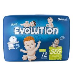 FRALDA EVOLUTION JUMBINHO SEG 12UN