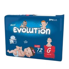 FRALDA EVOLUTION SUPER ECO G 72UN