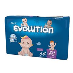 FRALDA EVOLUTION SUPER ECO EG 64UN