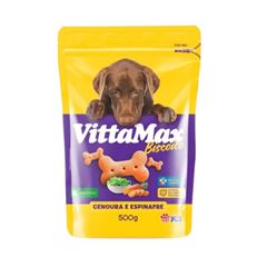 BISC VITTAMAX 500G CENOURA/ESPINAFR MATS