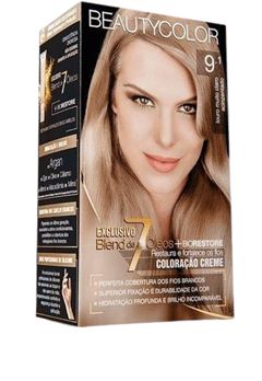 TINT BEAUTY CORES REAIS 9.1 LOURO MUITO