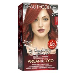 TINTURA BEAUTYCOLOR CORES REAIS VERMELHOS 77.44 PAIXAO EM CARMIN