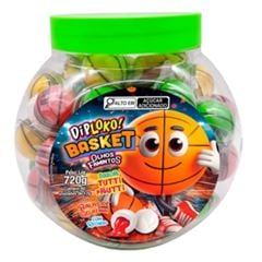 BALA DIPLOKO GELATINA FAMINTOS BASKET 60X12G TUTTI-FRUTTI